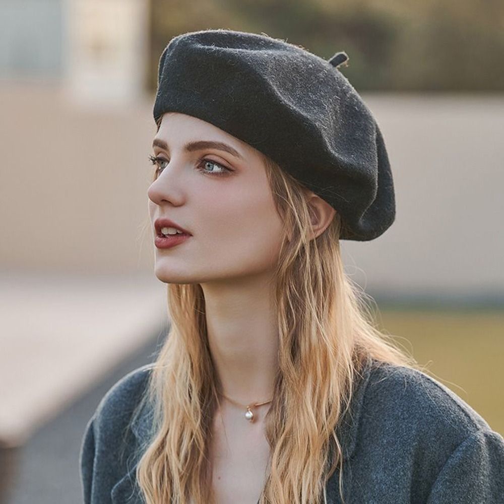 Beret French Wool - Berretto Invernale Caldo in Lana alla