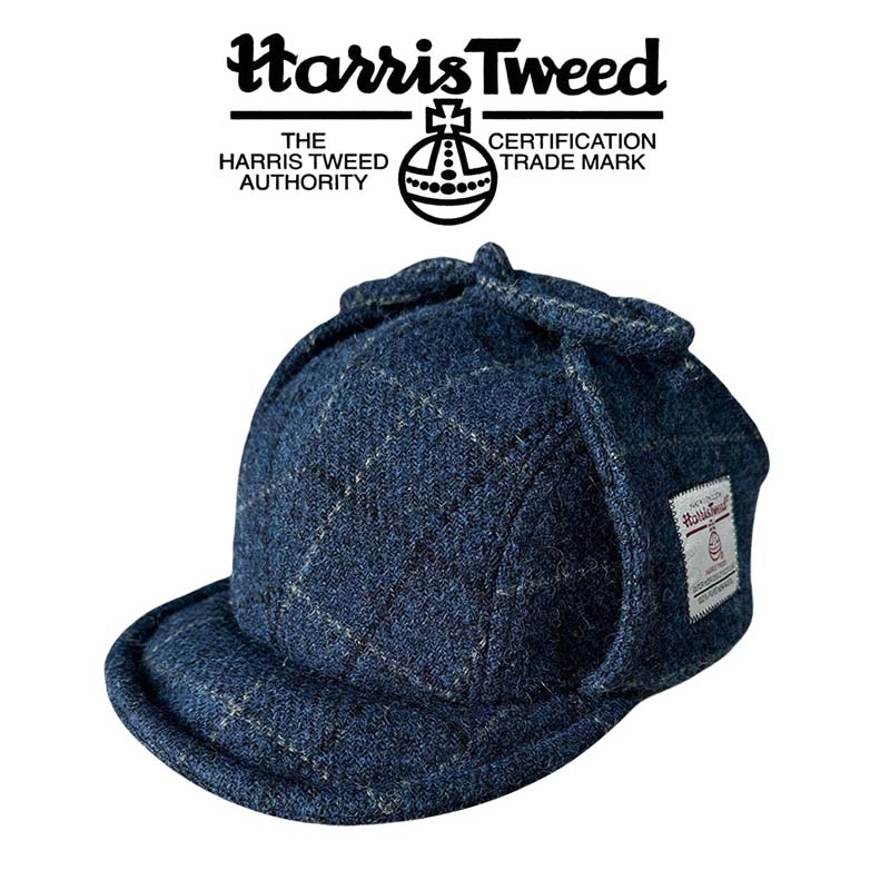 Winter Trapper Hat - Cappello Aviatore in Tweed Harris per