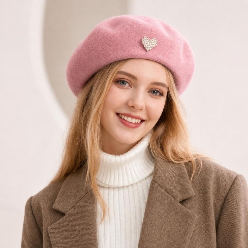 Beret French Wool - Berretto Invernale Caldo in Lana a