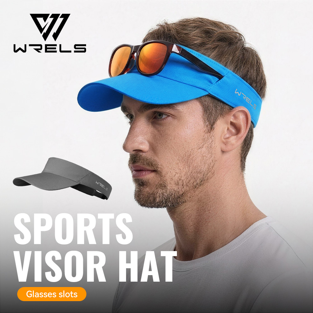 Running Cap Lightweight - Visiera Parasole Sportiva WRELS, Cappello Senza