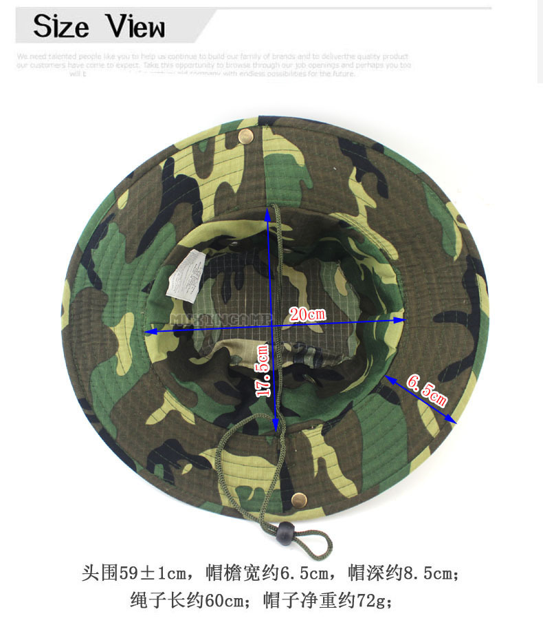 Tactical Airsoft Sniper Camouf - Boonie Hat Tactical recensione e prezzo